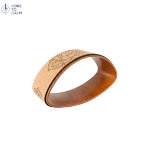 Irregular-shaped cork yoga wheel