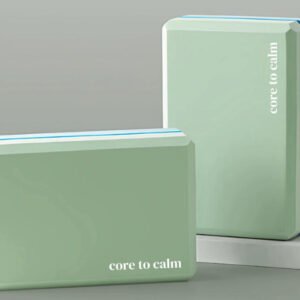 eva two color yoga blocks (two blocks/set)