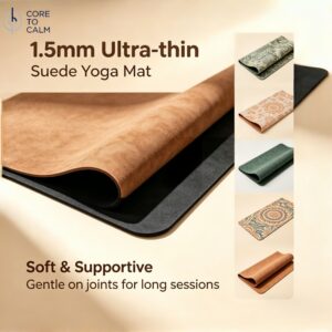 Suede+Natural Rubber Yoga Mat