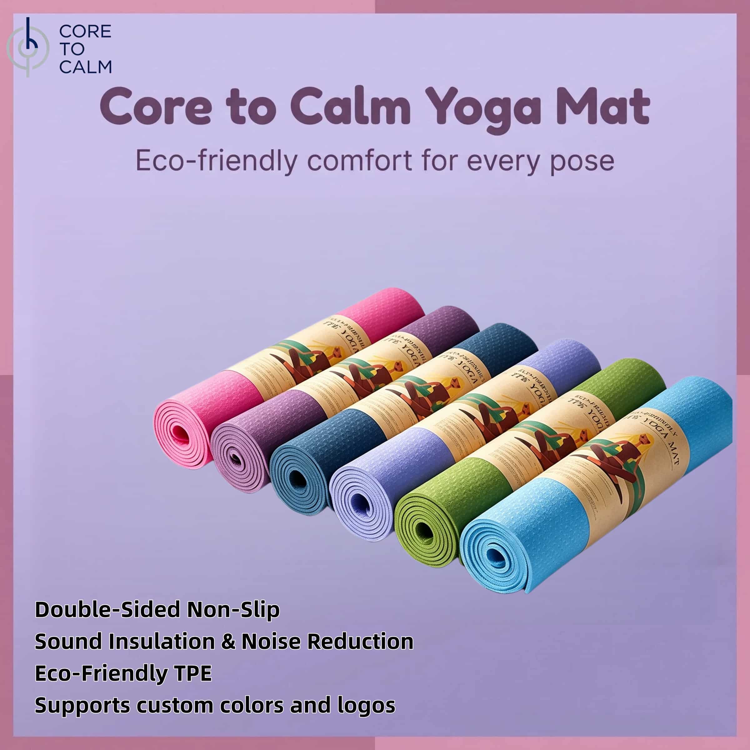 TPE Yoga Mat - Image 4