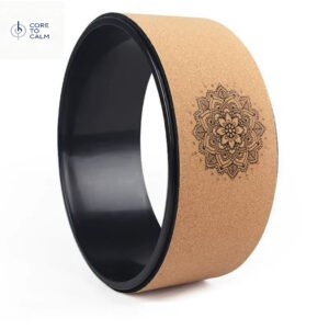 Cork yoga wheel