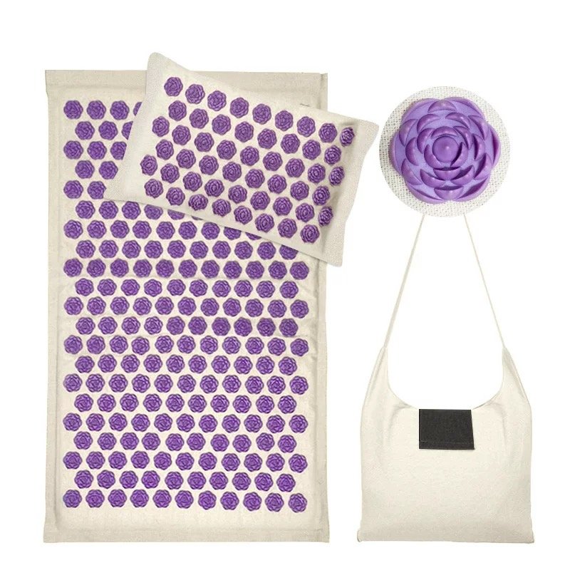 Acupressure Mat (natural linen and coconut fiber filling)