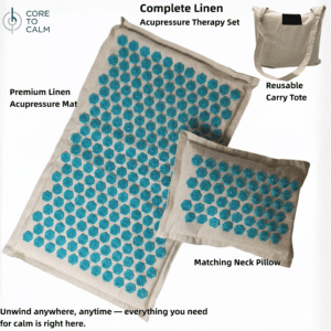 Acupressure Mat (natural linen and coconut fiber filling)
