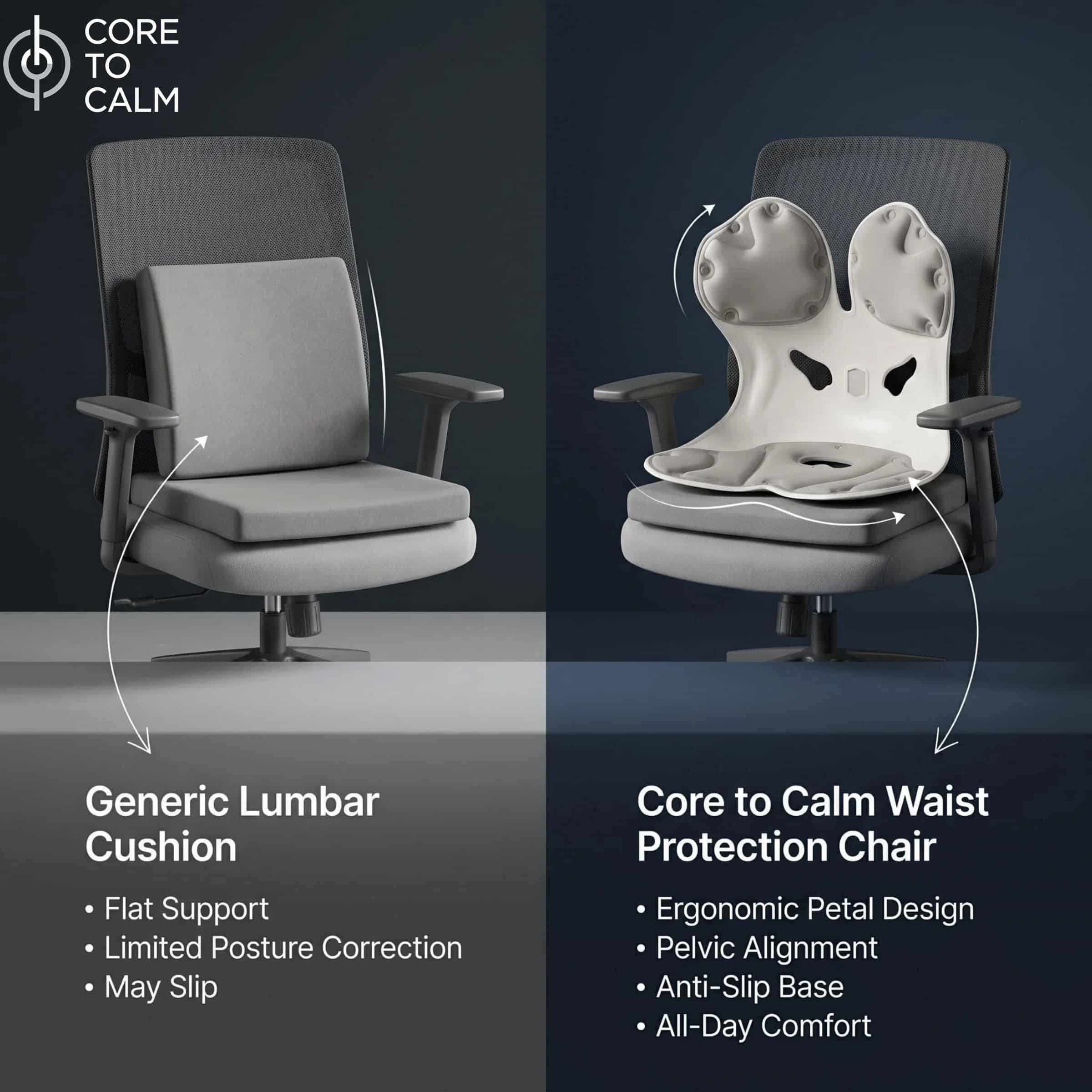 Waist Protection Sitting Chair(Memory cotton+Polyproylene) - Image 5
