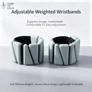 ADJUSTABLE SILICONE WRIST & ANKLE WEIGHTS